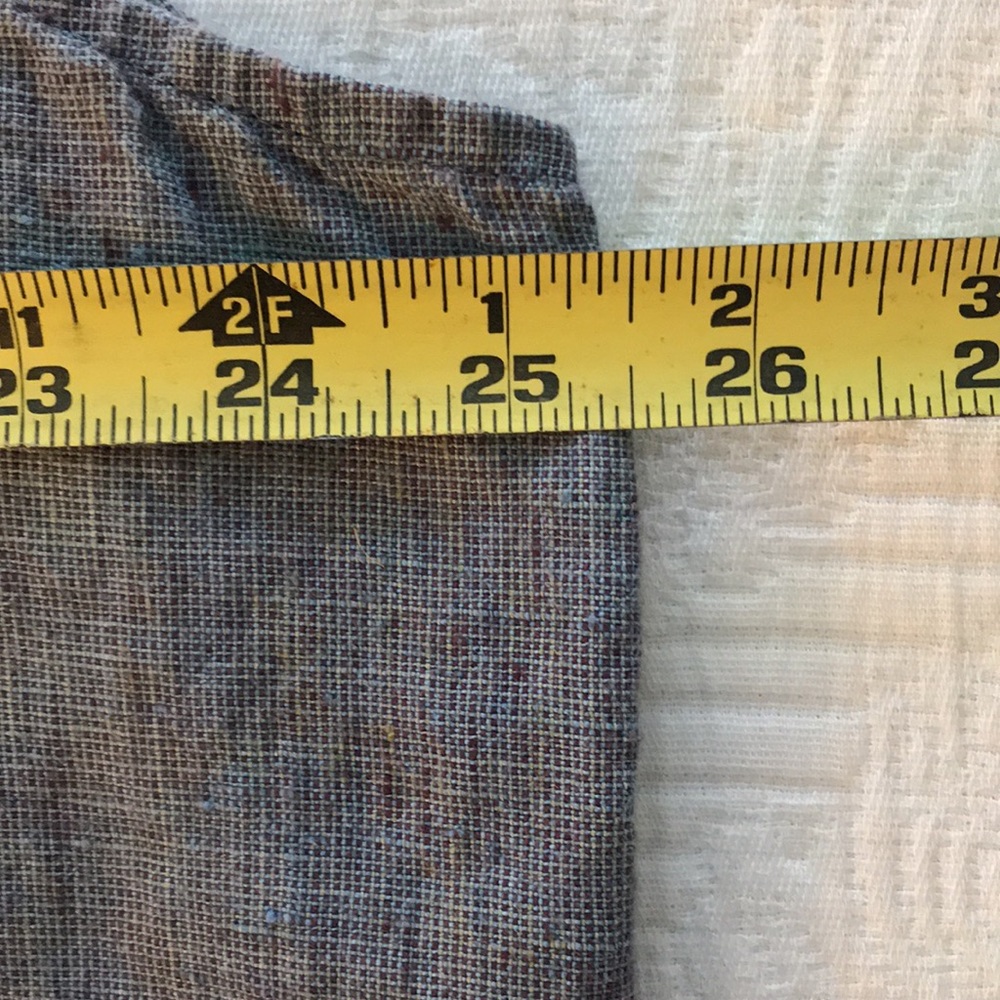 Flax by Jeanne Engelhart Linen Blue Jumper Dress w/ White Shirt 22 to 24 - Picture 11 of 16